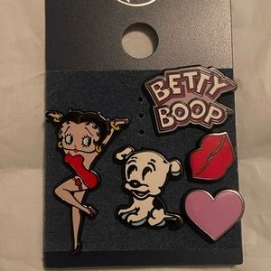 Universal Studios Betty Boop Enamel Pin set